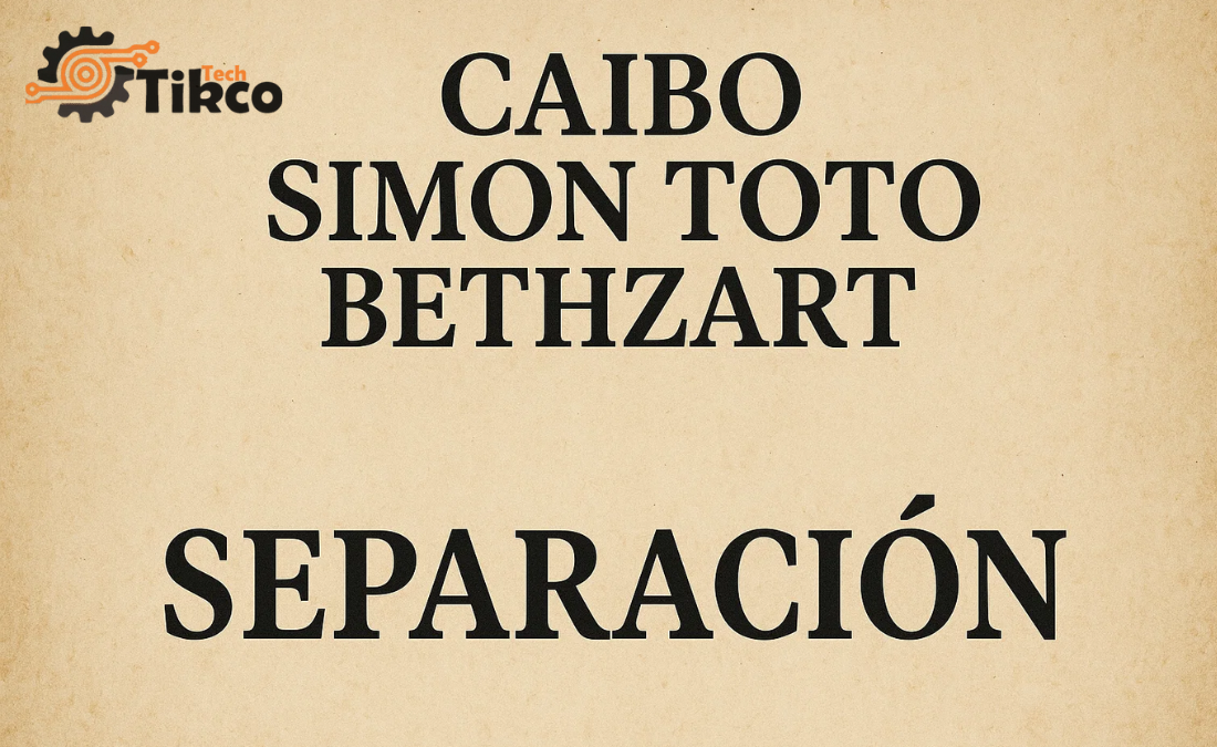 Caibo Simon Toto Bethzart Separacion