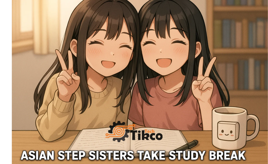 Asian Step Sisters Take Study Break - Uwu Tofu
